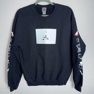 OMOCAT OMORI White Space Pullover Sweatshirt-PS4 Xbox-Manga Anime-Medium